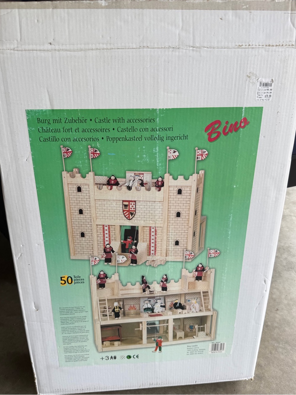 Bino Wooden Castle Set 83047